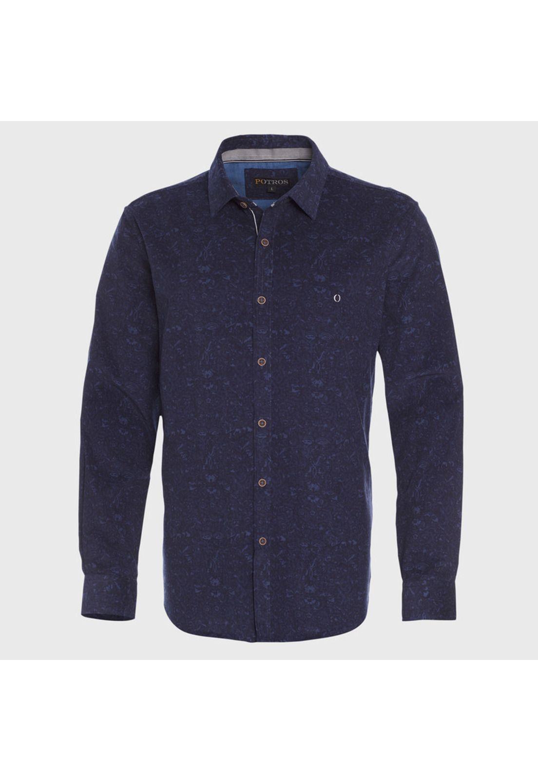 Camisa Cotelé Estampada-0