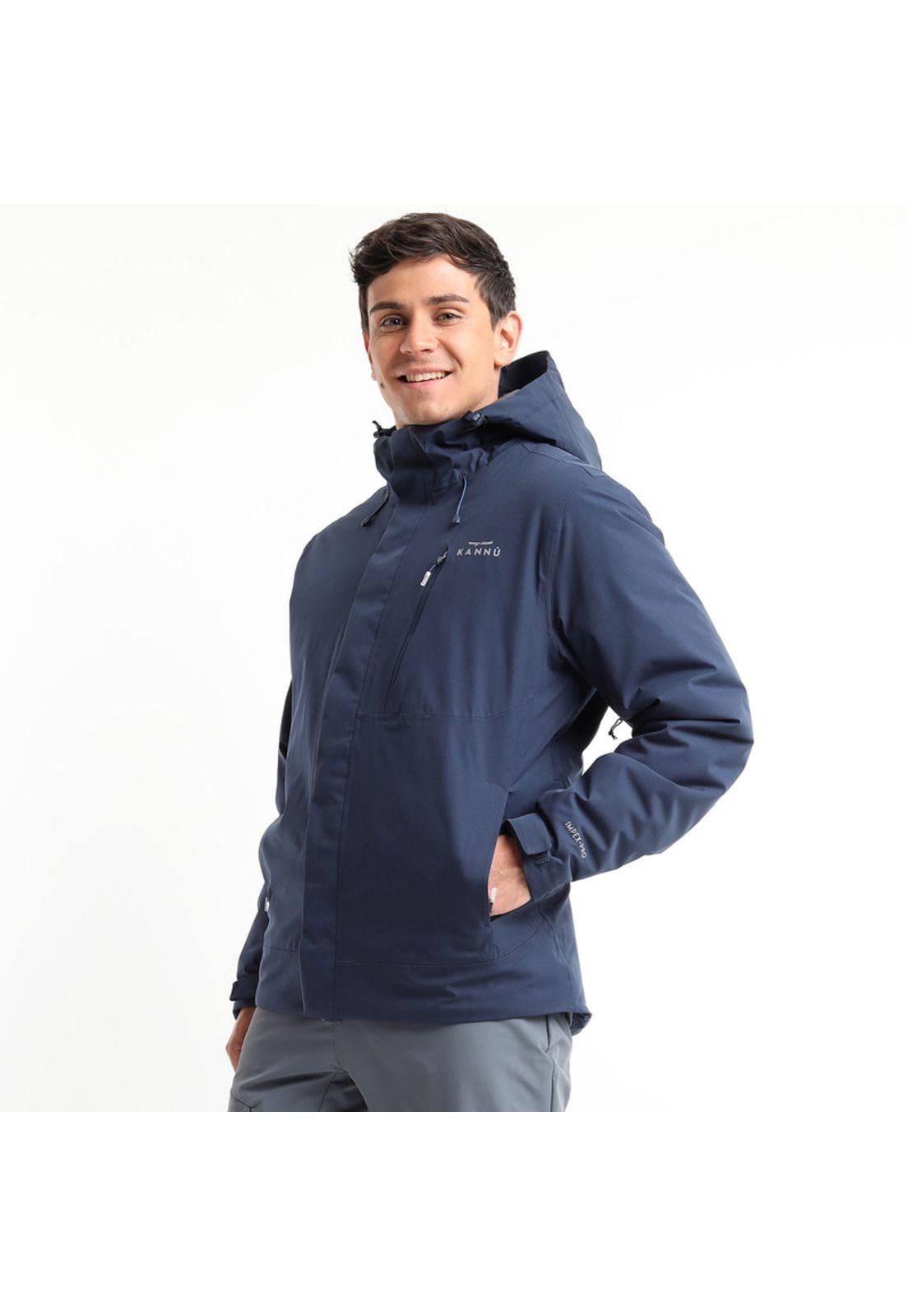 Parka Térmica Impermeable Octay Hombre Azul-0