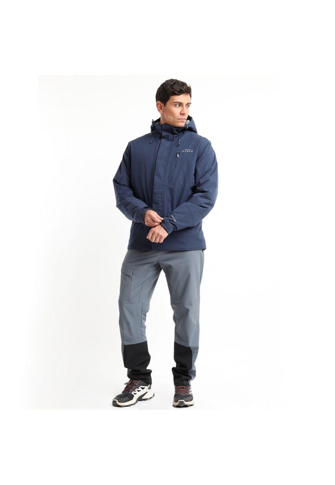 Parka Térmica Impermeable Octay Hombre Azul-3