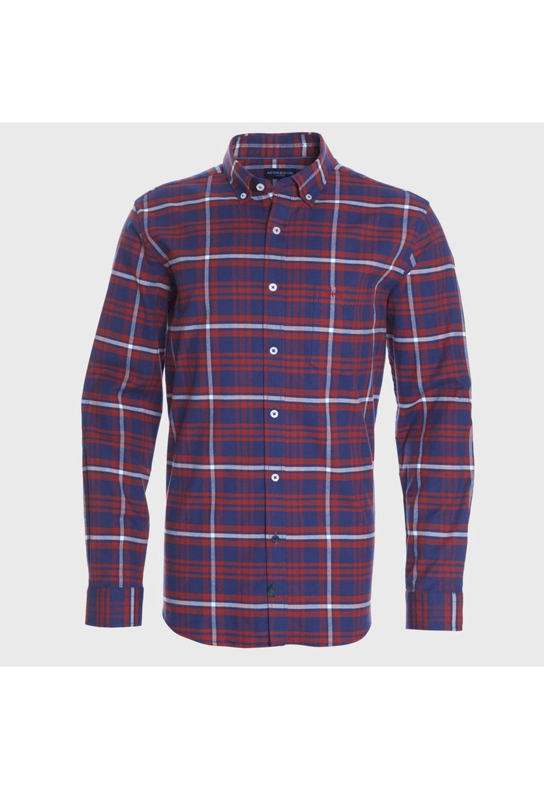 Camisa Villela Escocesa Comfort Fit-0