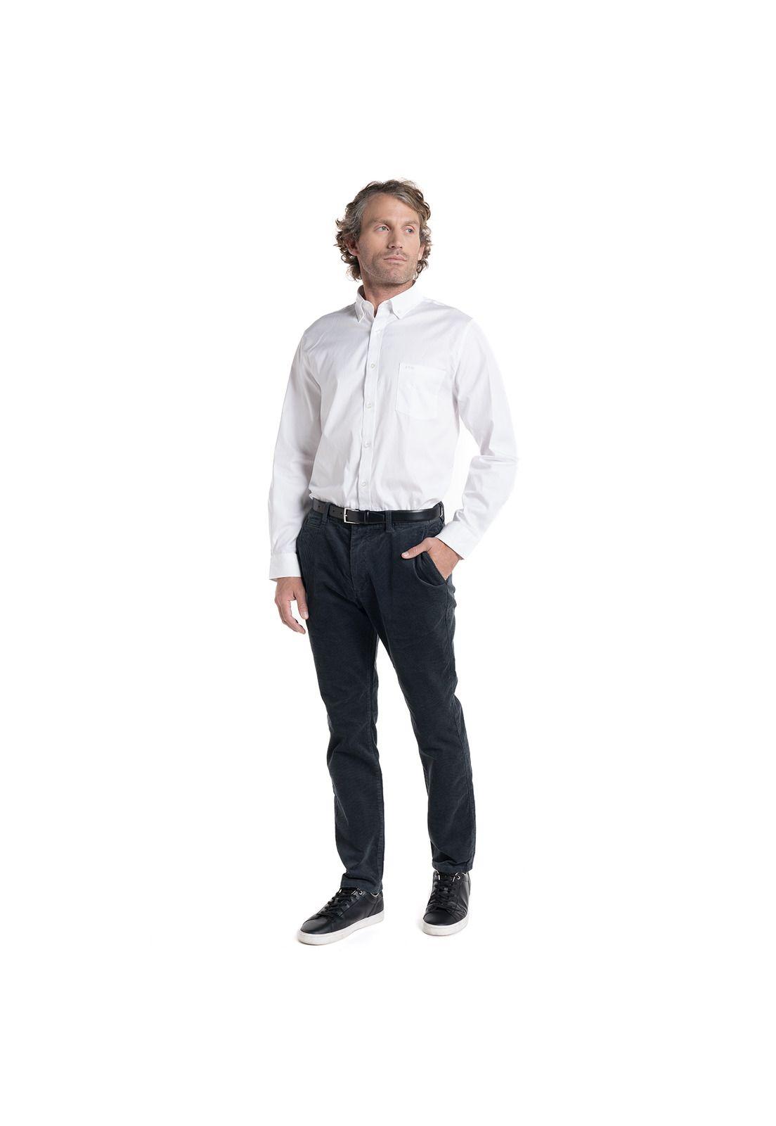 PANTALON HOMBRE COTELÉ CHINO WOODSIDE.-3