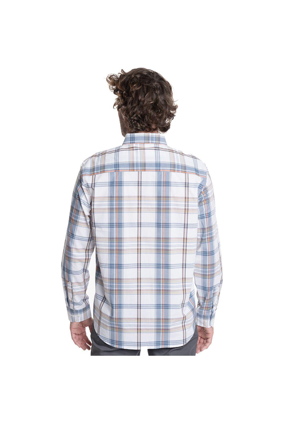CAMISA HOMBRE MANGA LARGA  ESCOCESA QUEENS.-1