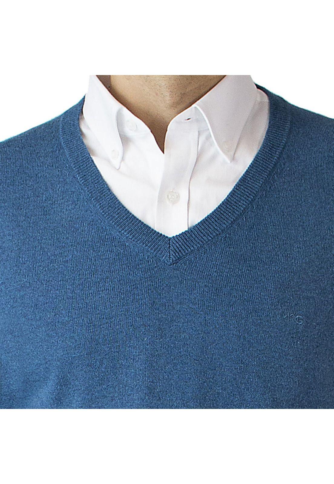 Sweater Cuello V Melange-3