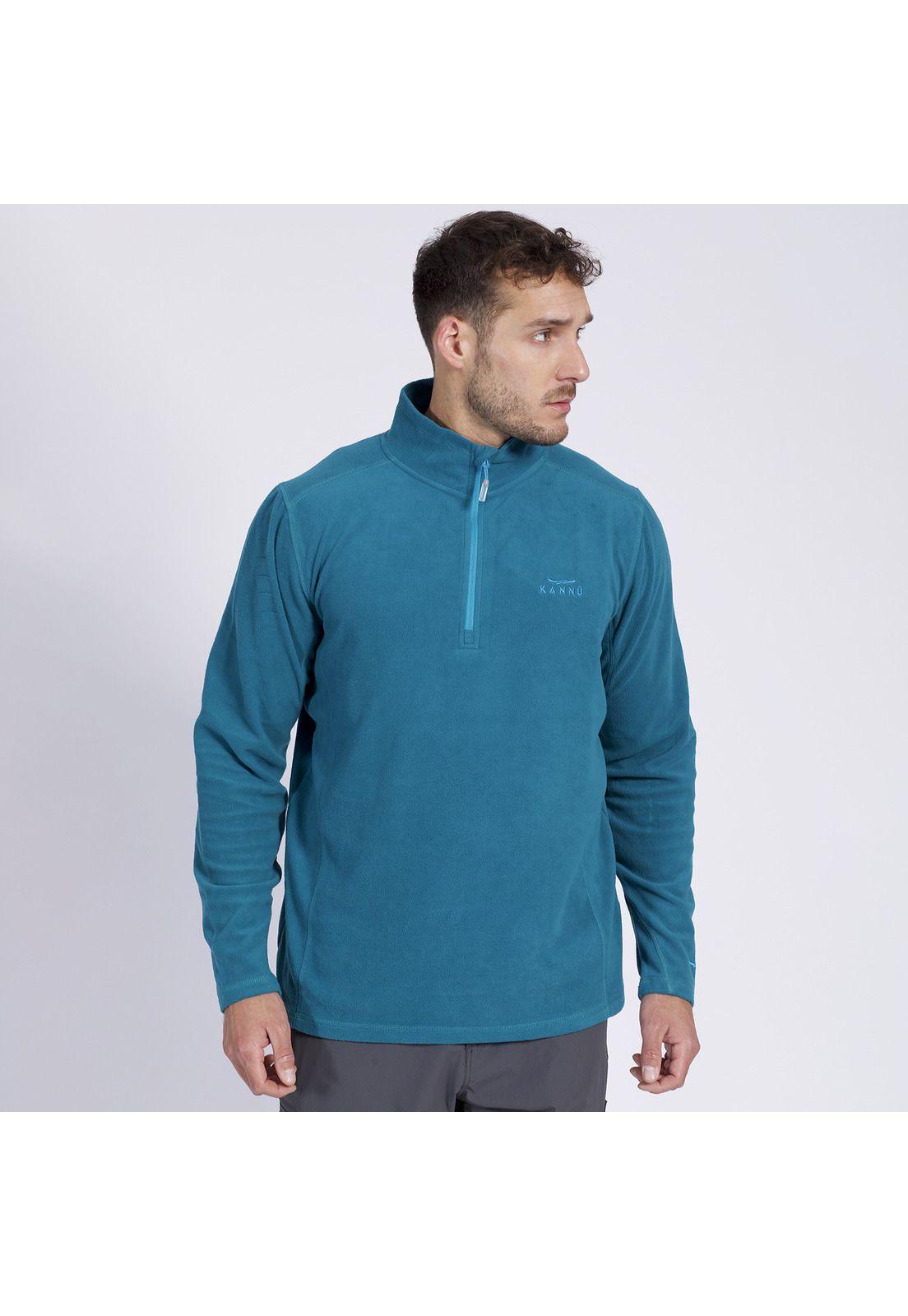 Polar Valle De La Luna Half Zipper Hombre Turquesa-0