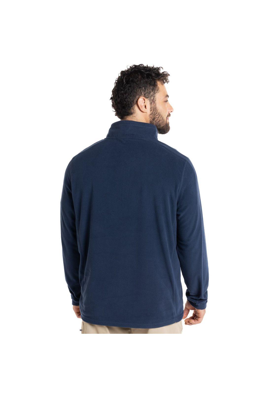 Polar Valle De La Luna Half Zipper Hombre Azul marino-1