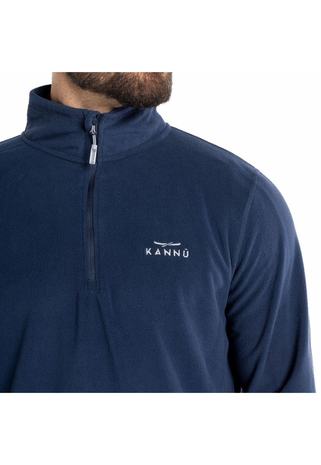 Polar Valle De La Luna Half Zipper Hombre Azul marino-2