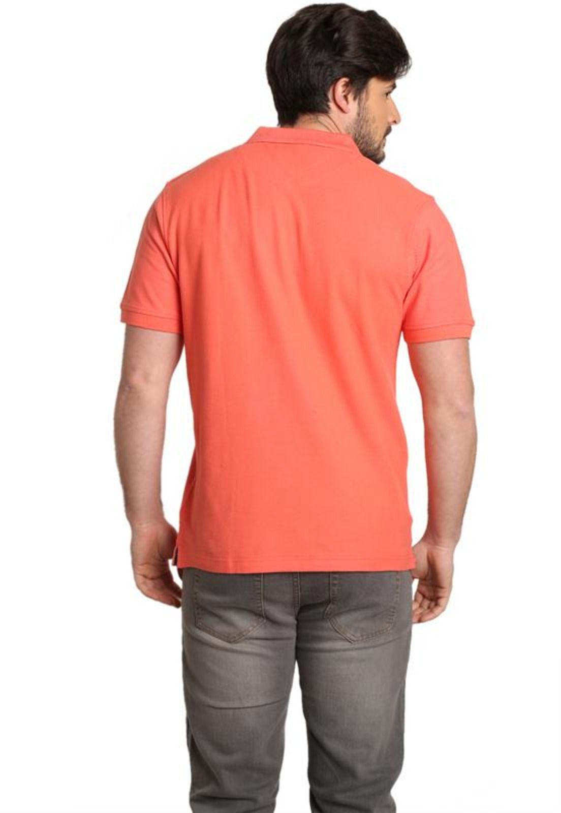 Polera Piqué Diseño En Cuello Sandía-1