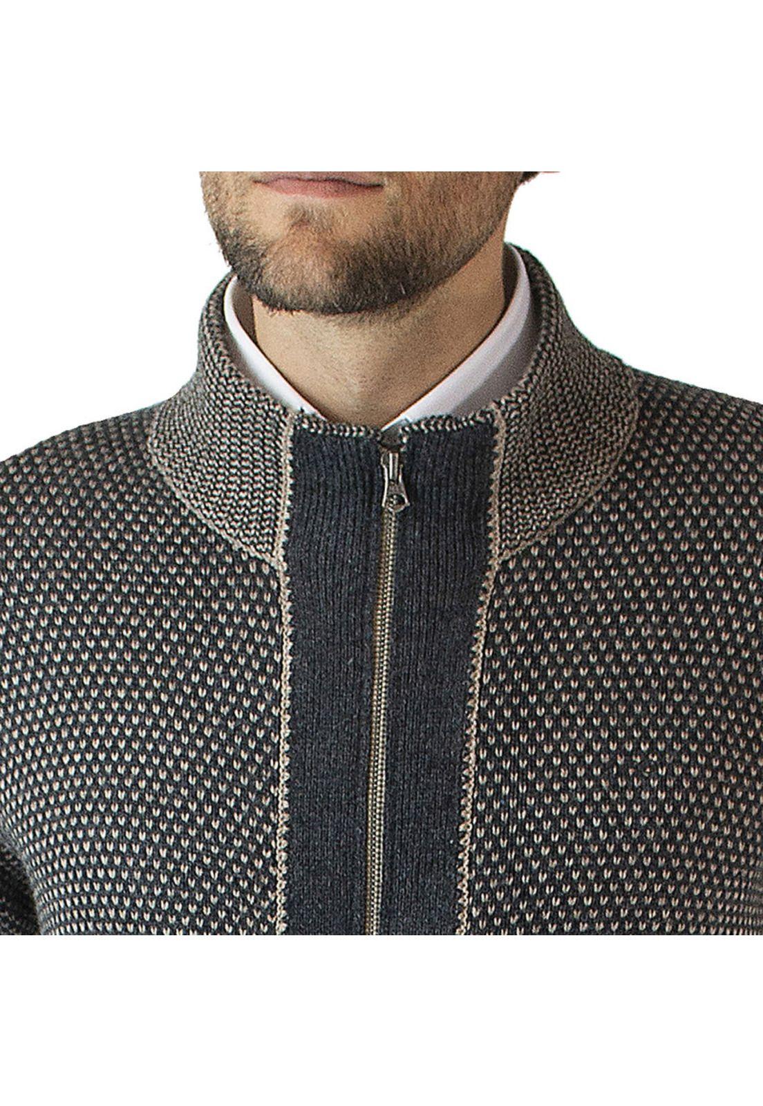 Sweater Full Zipper Con Aplicación-3
