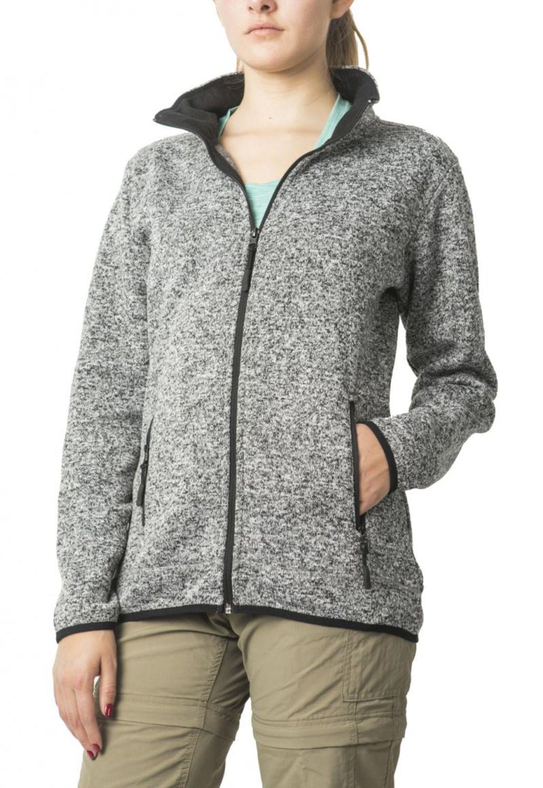 Polar Con Bolsillo De Cierre Gris-0