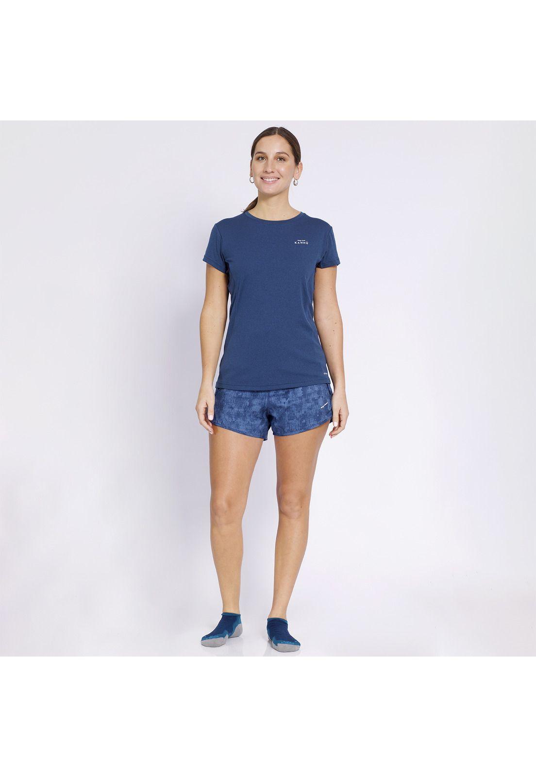 Short Deportivo Mujer Azul marino-2