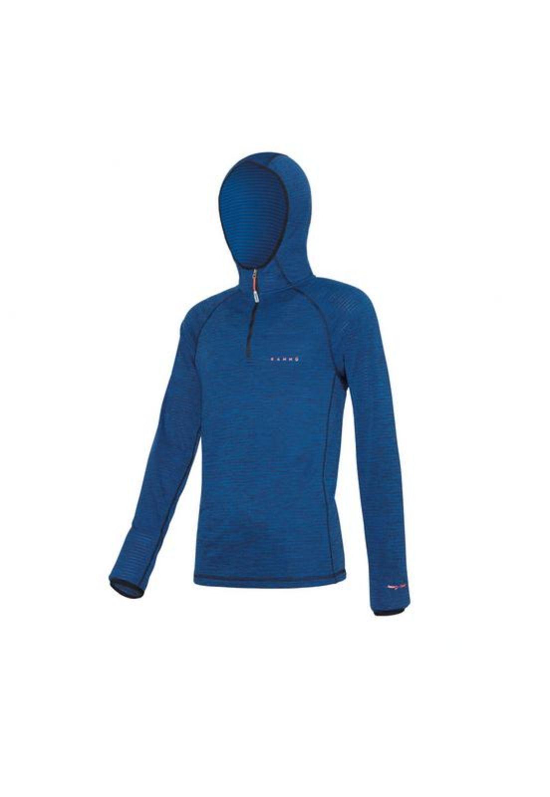 Polerón Hombre Con Capucha Azul-1