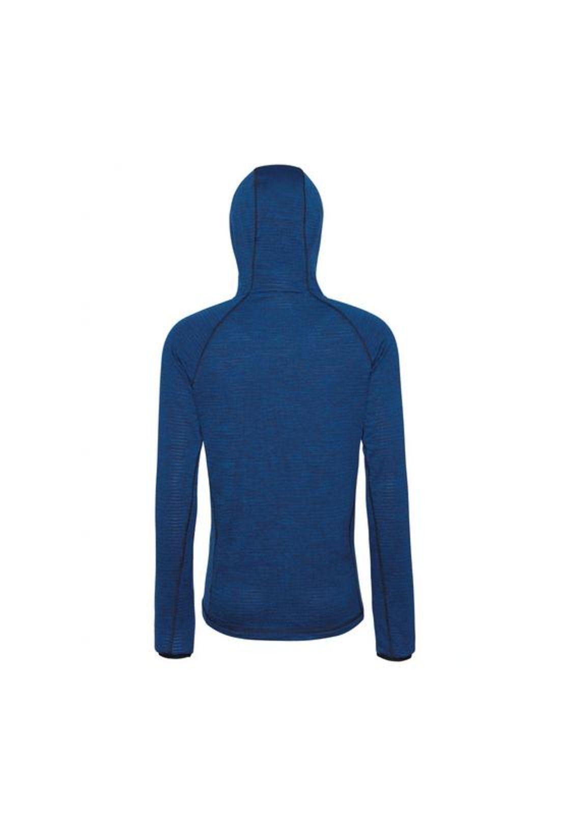 Polerón Hombre Con Capucha Azul-2