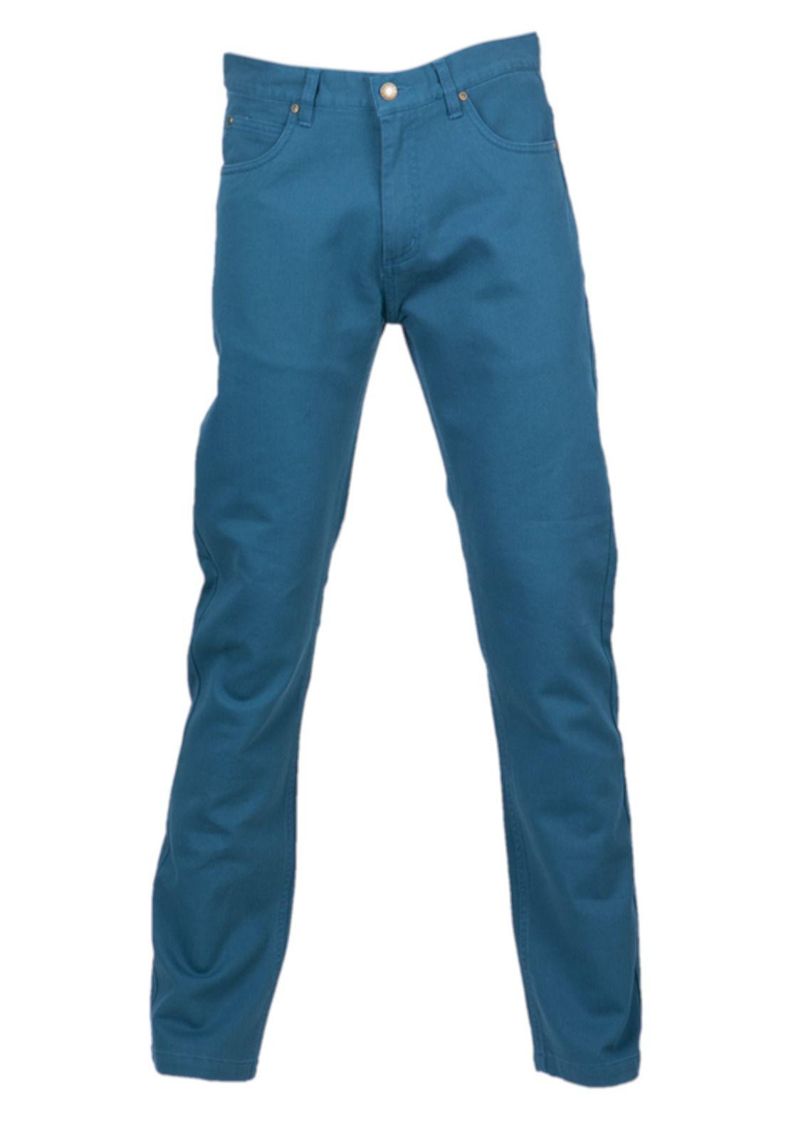 Pantalón Fantasía Classic Fit Turquesa Medio-0