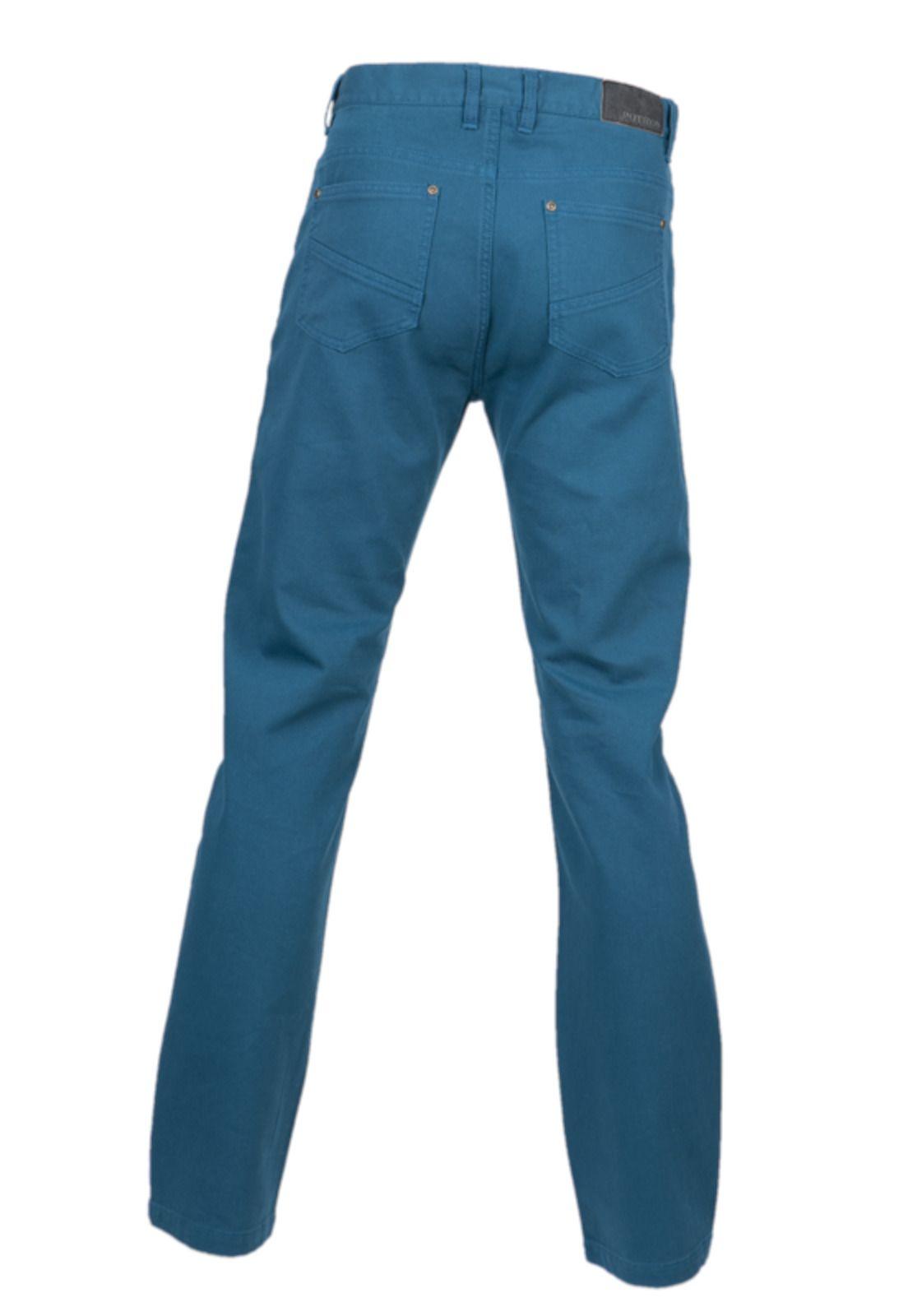 Pantalón Fantasía Classic Fit Turquesa Medio-2