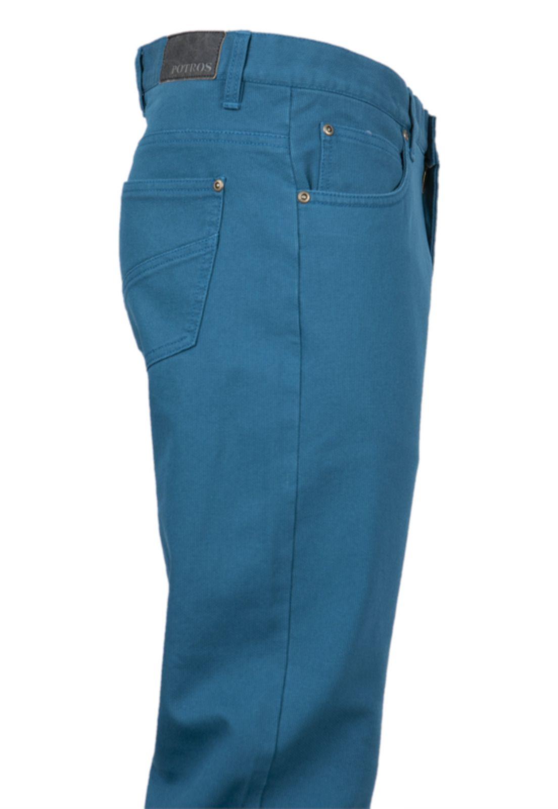 Pantalón Fantasía Classic Fit Turquesa Medio-3