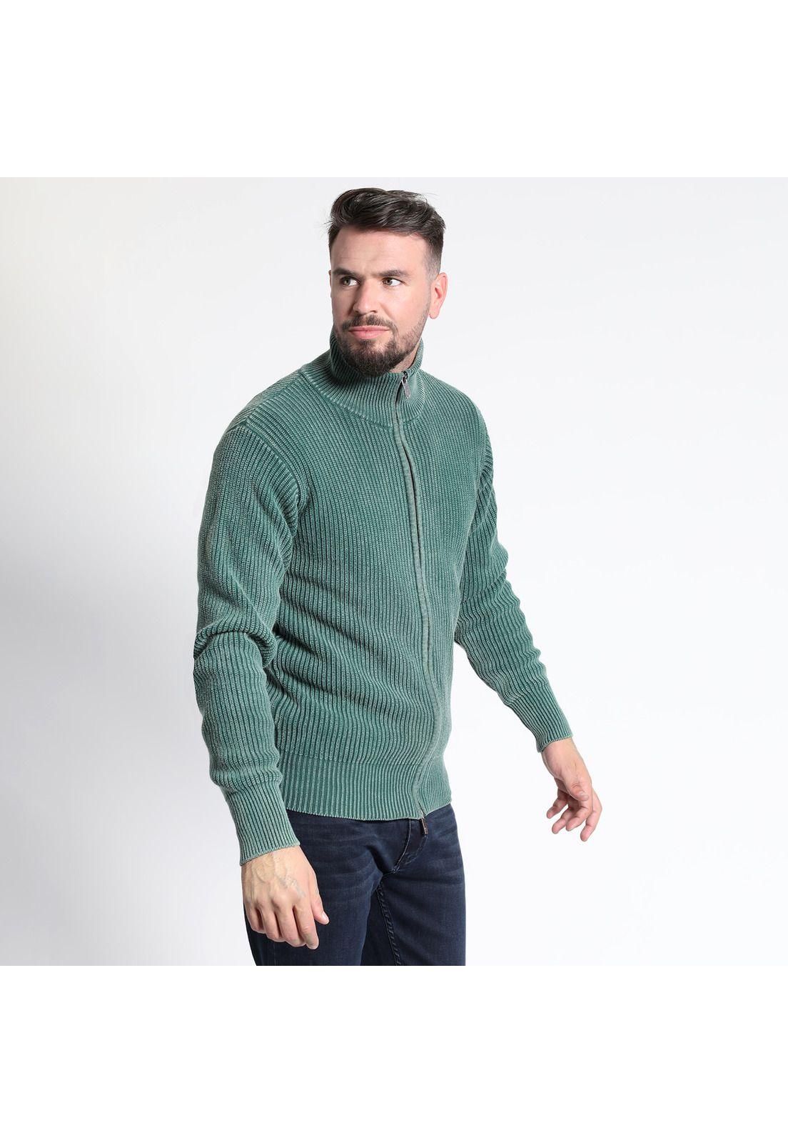SWEATER MANGA LARGA LISO CIERRE COMPLETO-2