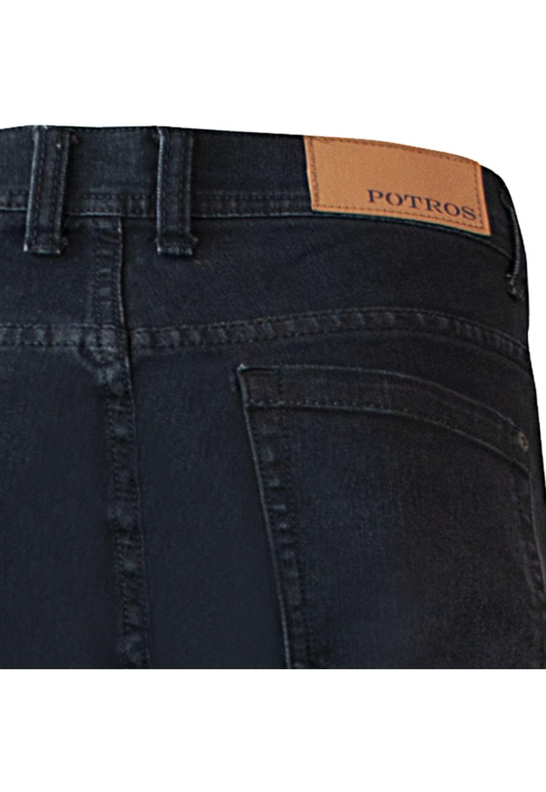 Jeans Linea Spandex Regulart Fit Negro-7