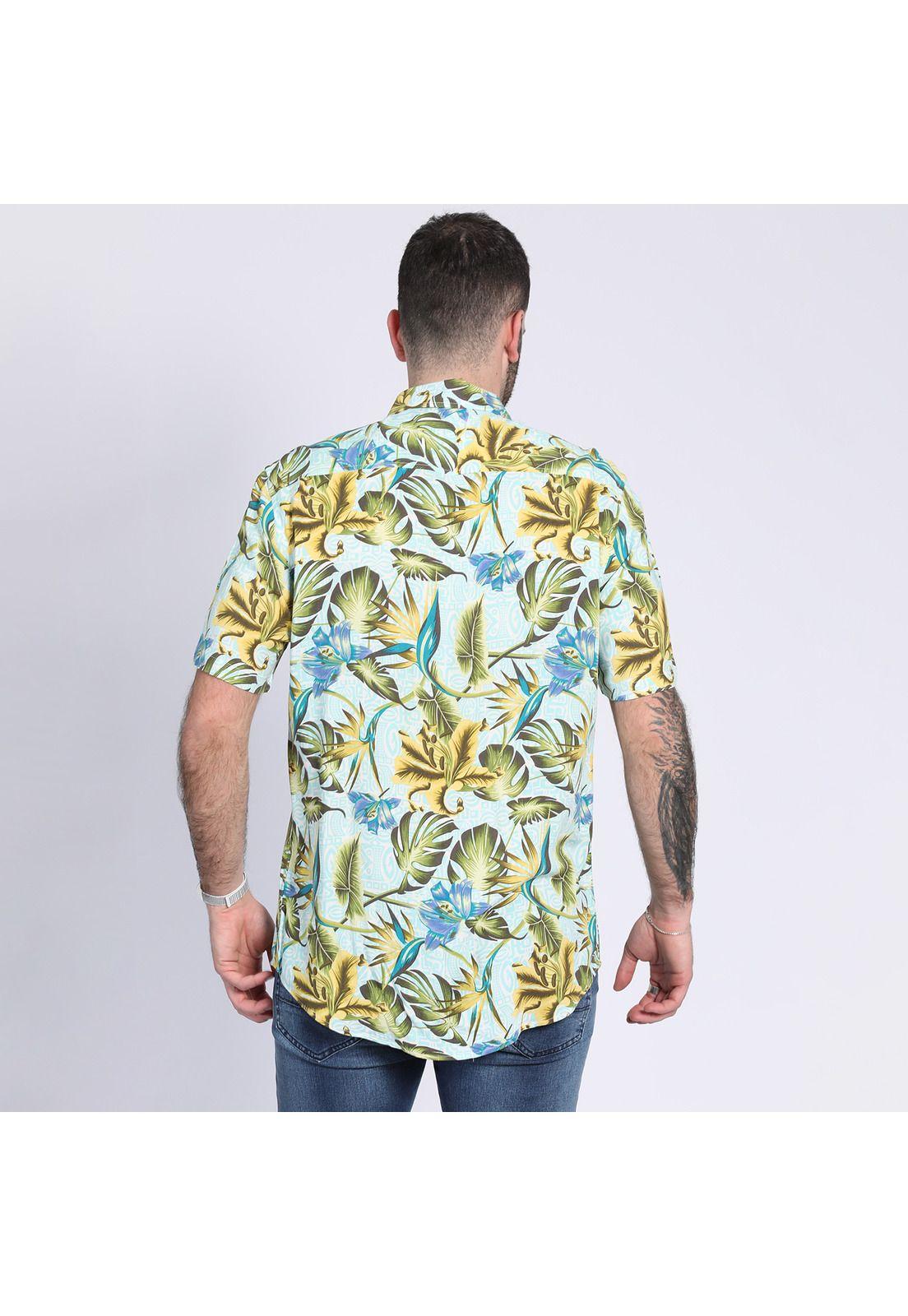 Camisa Guayabera Habana Turquesa-1