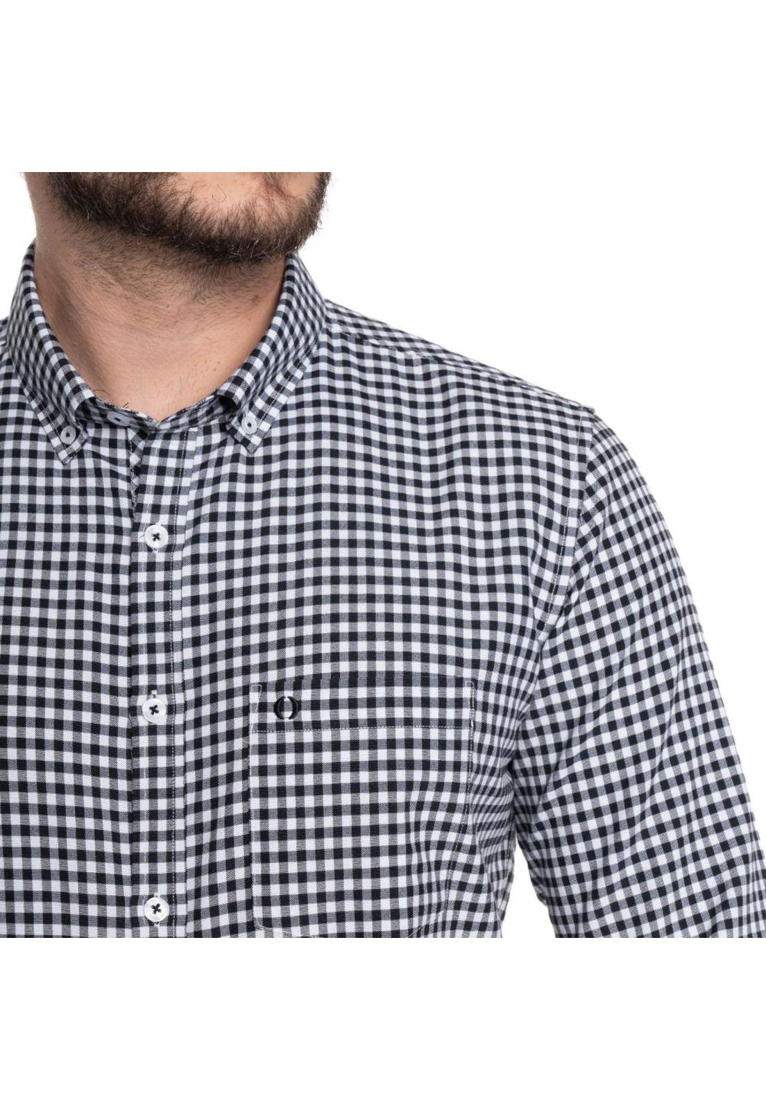 CAMISA HOMBRE CASUAL MANGA LARGA OXFORD CUADROS CÓRDOBA-2