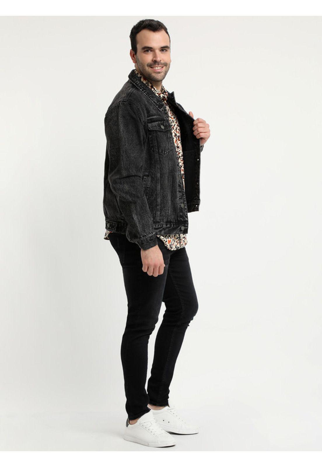 Chaqueta Denim Negro-2
