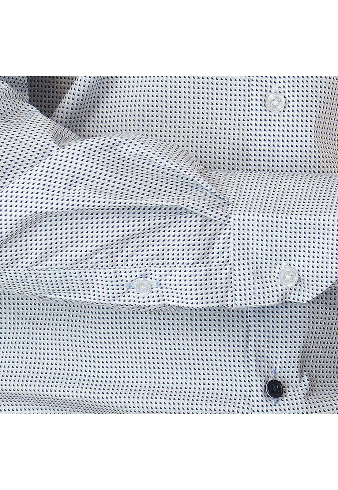 Camisa Trevira Estampada Cuello Sport Spandex Slim Fit-3