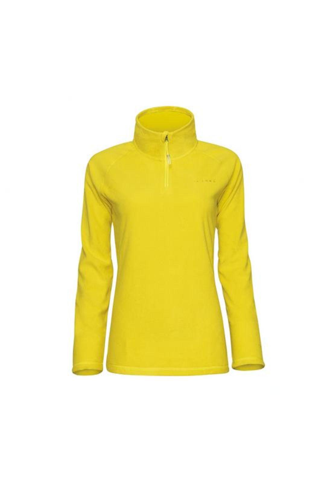 Polar Mujer Half Zipper Amarillo-0