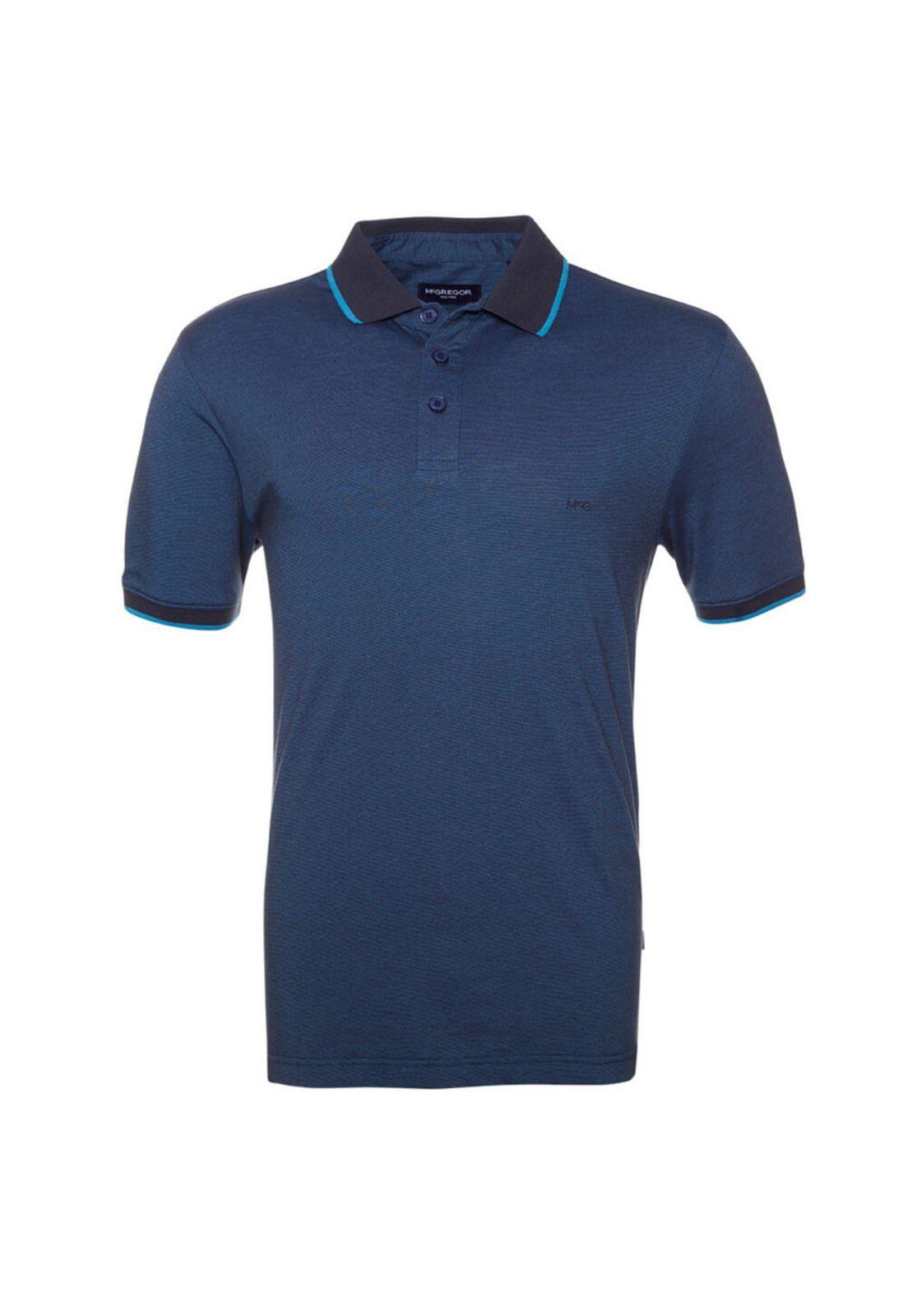 Polera Cuello Camisero Micro Listada-0