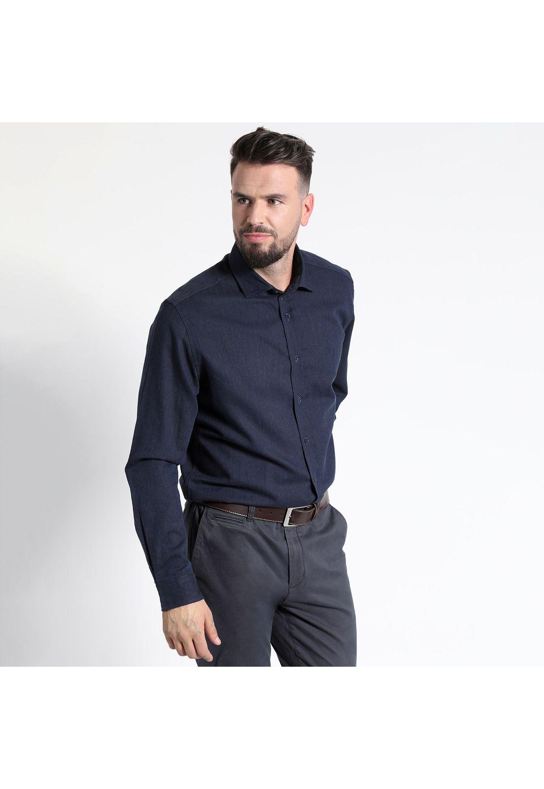 CAMISA MANGA LARGA FRANELA ESTAMPADA COMFORT FIT-3