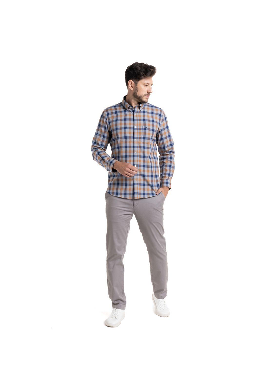 Camisa Oxford Cuadros León-3