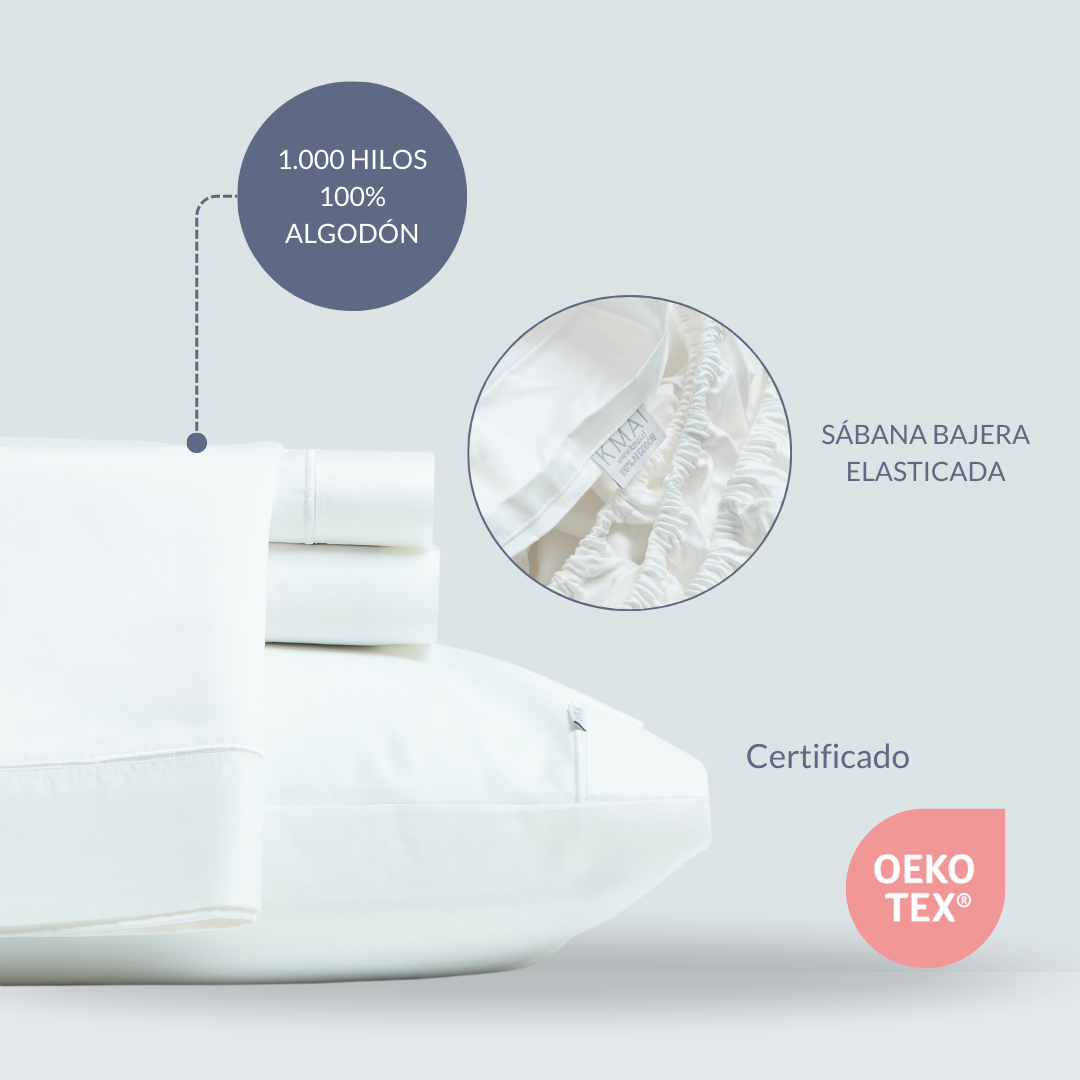 Juego de Sábanas 1.000 Hilos 1,5 plazas-1