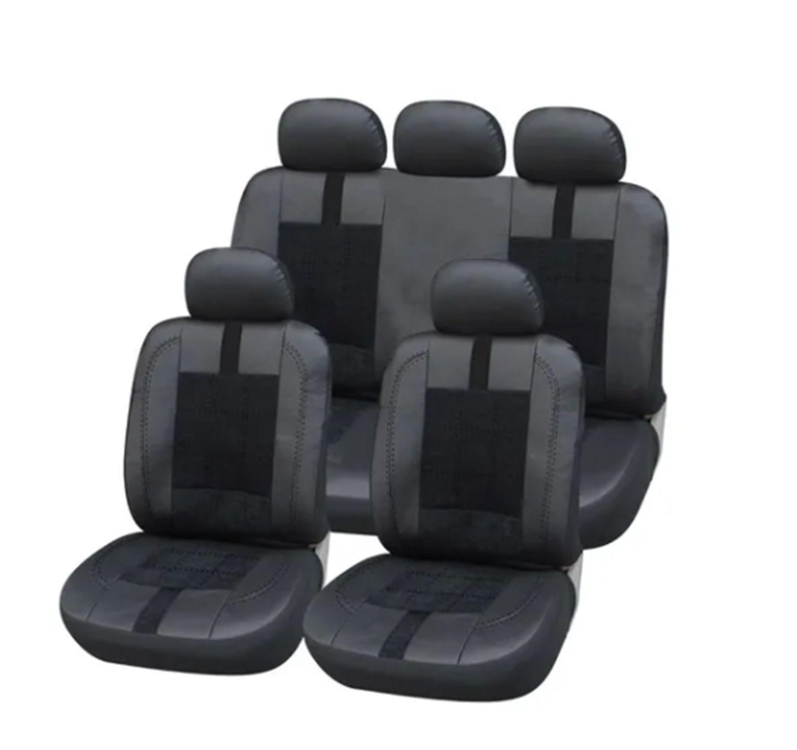 Funda Cubre Asientos Auto 5 Cabeceras 11 pzs Suv-0