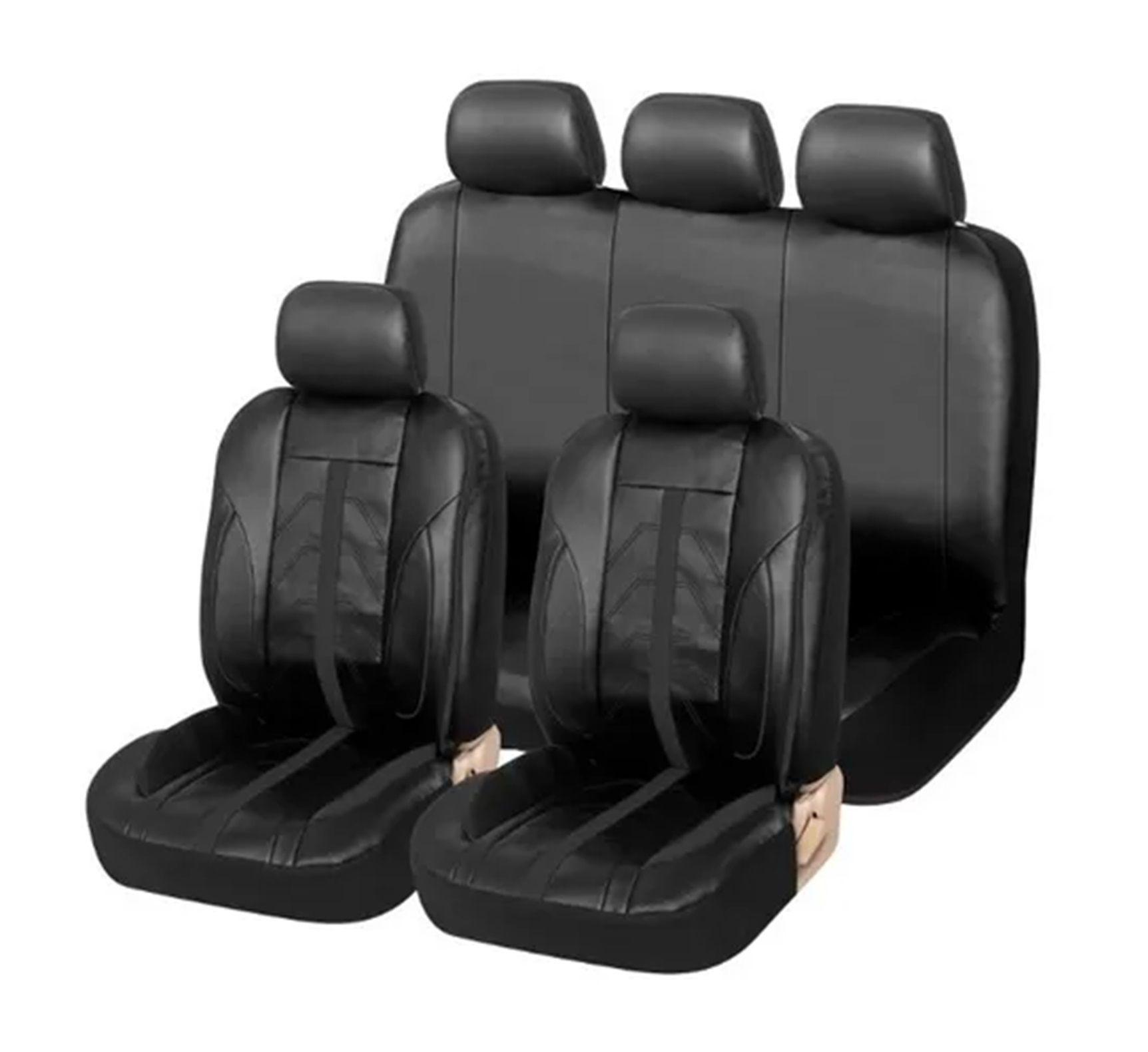 Funda Cubre Asiento Sport 11 Pzs Negro-0