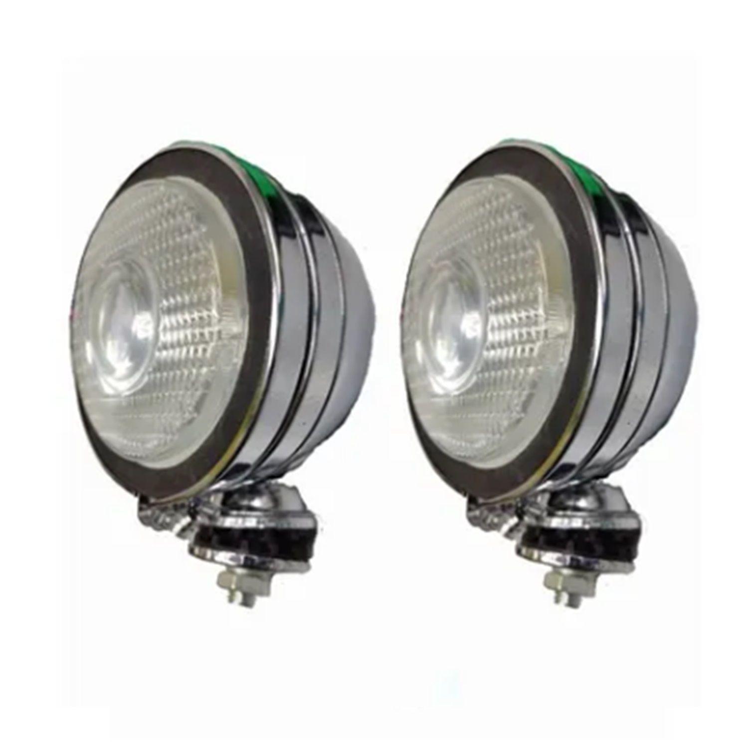 2 X FOCO NEBLINERO CIRCULAR METÁLICO-2