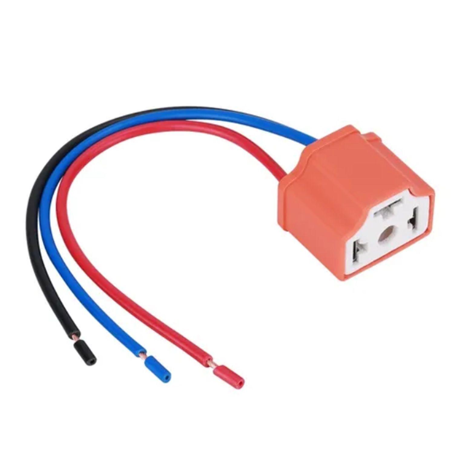 PACK DE ENCHUFE CONECTOR H4 CERÁMICO HEMBRA/MACHO-2