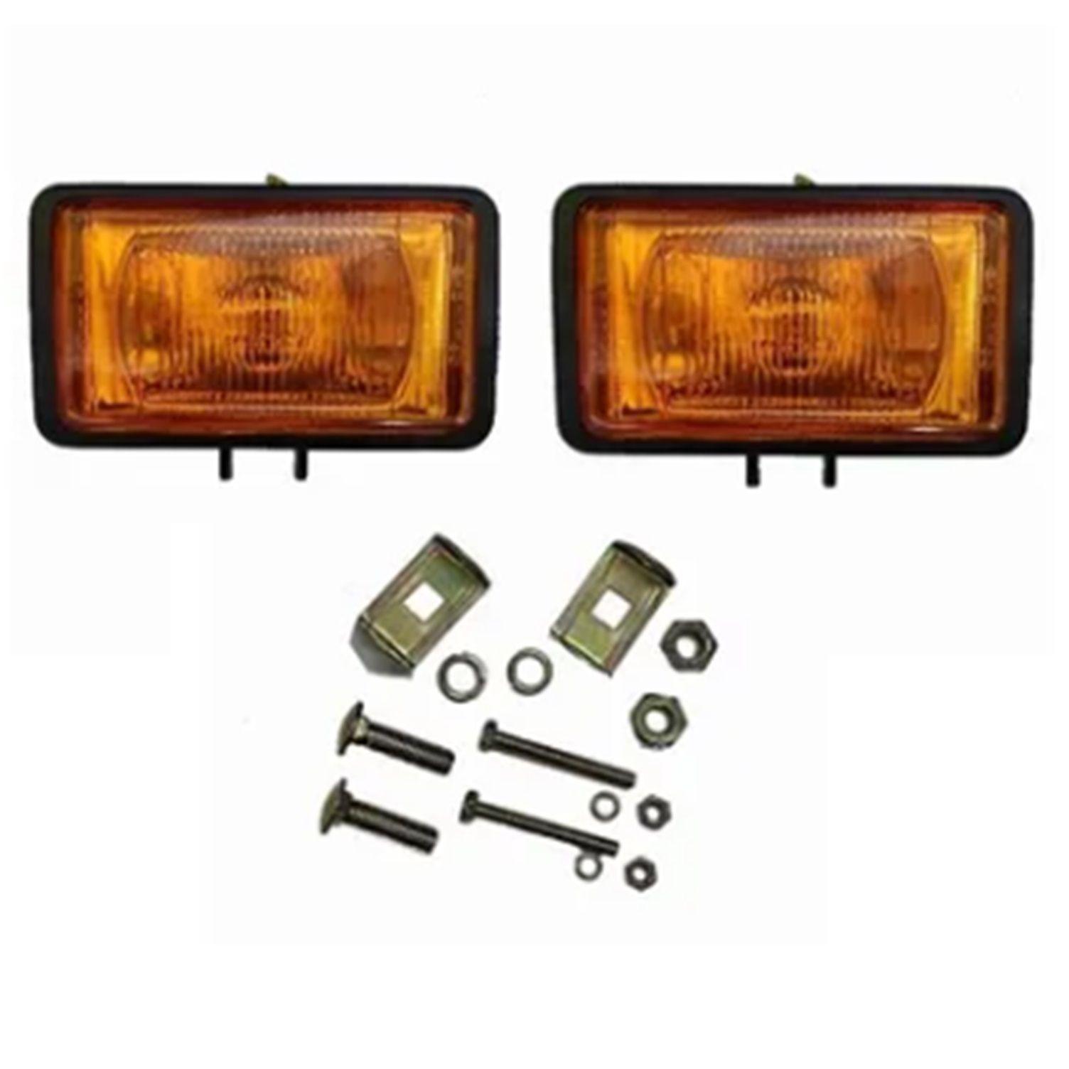 PACK 2 UNI FOCO NEBLINERO 2 COLOR AMBAR H3-2