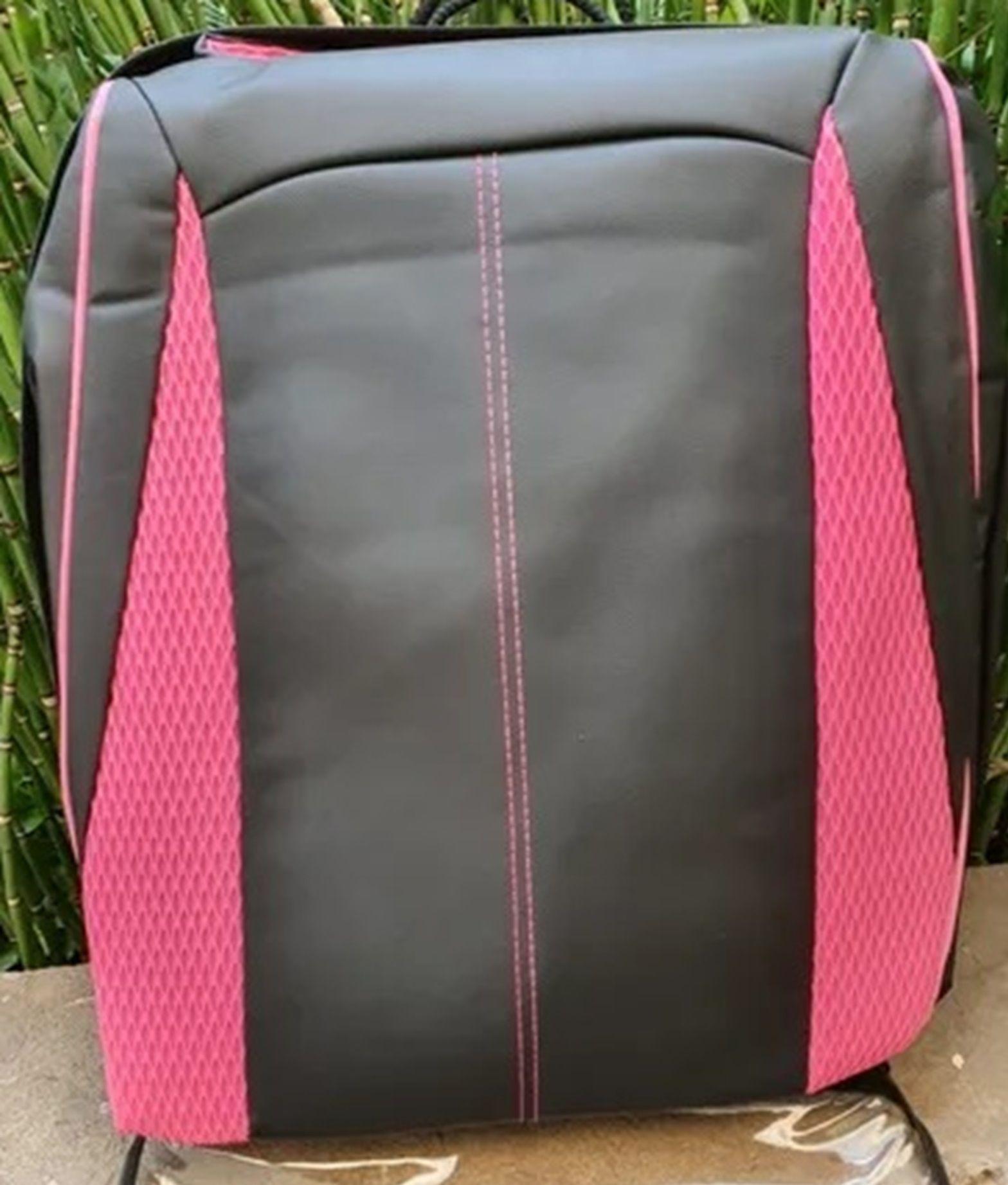 Funda Cubre Asiento 9 Piezas Class Negro/Rosado M2-1