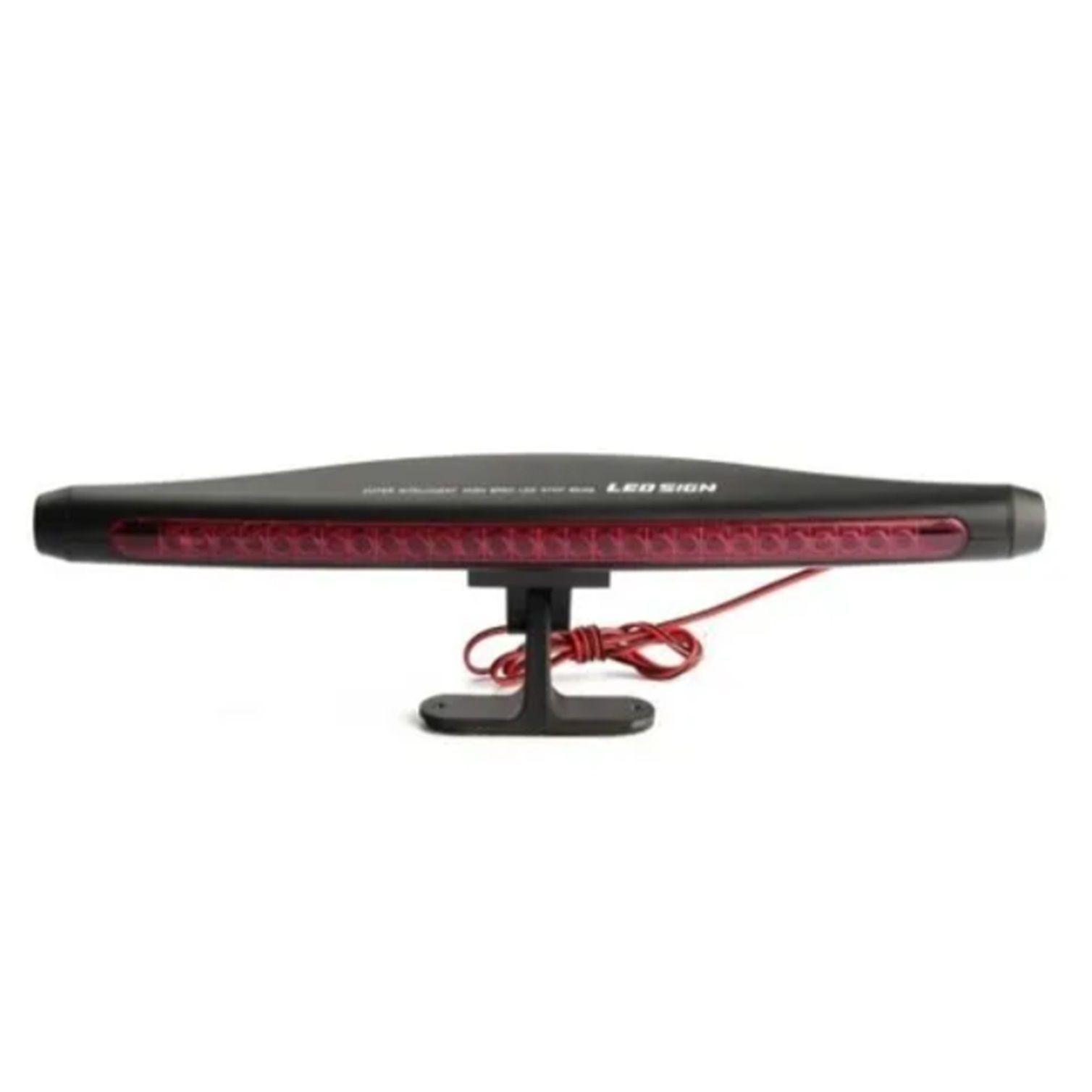 LUZ DE FRENO AUTOMOVIL ROJA 28 LED TERCERA LUZ TRASERA-0