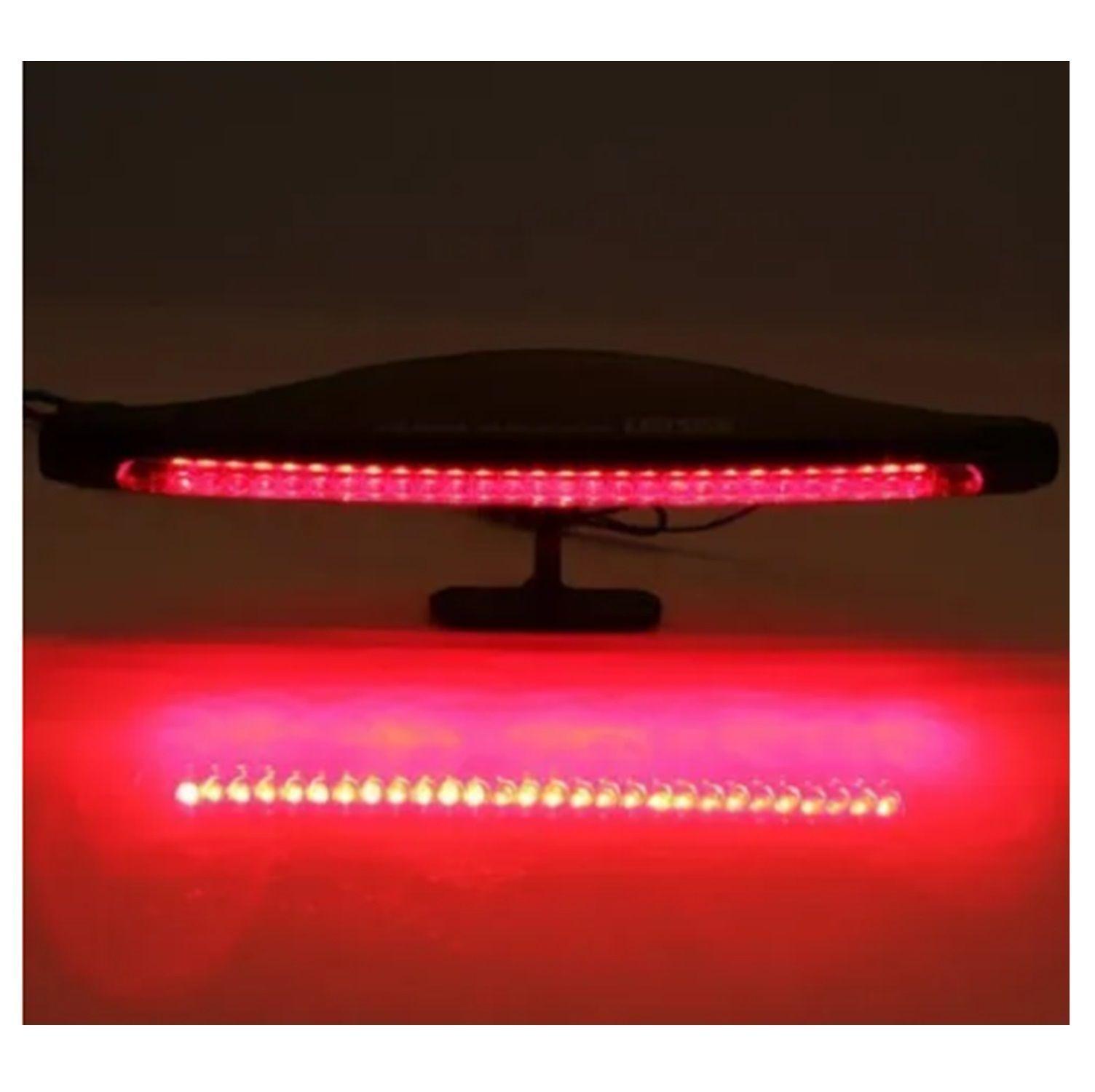 LUZ DE FRENO AUTOMOVIL ROJA 28 LED TERCERA LUZ TRASERA-1