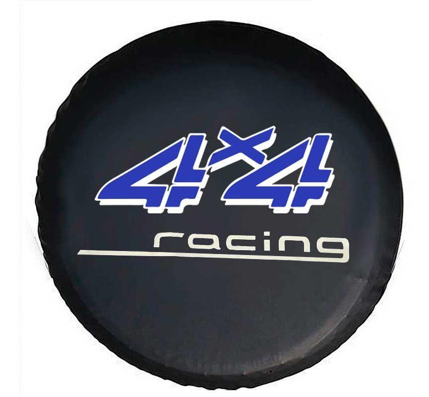 CUBRE NEUMÁTICO RUEDA ARO 15  4X4 RECING AZUl-0