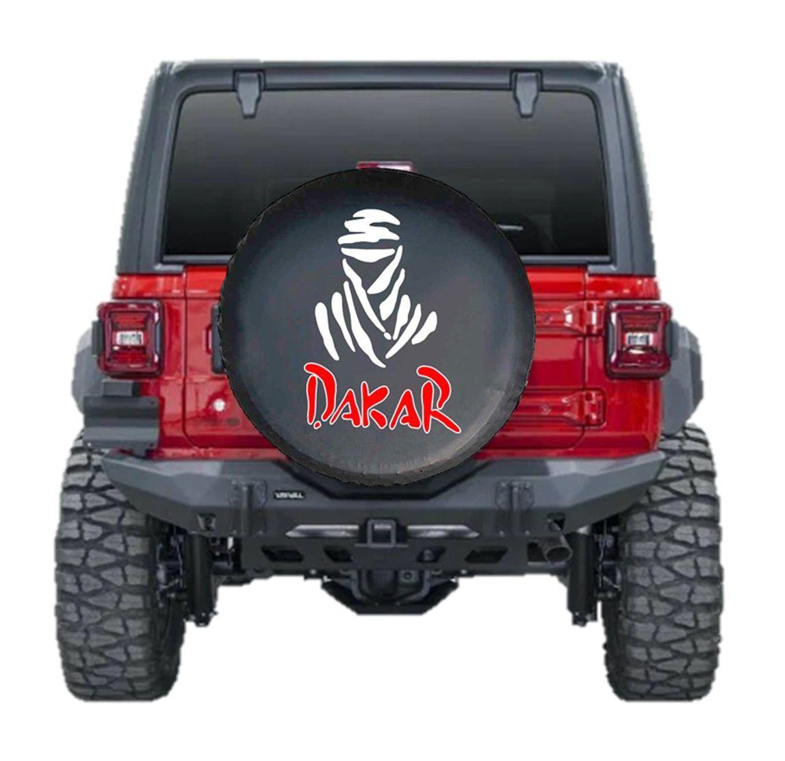CUBRE NEUMÁTICO RUEDA ARO 15 DAKAR ROJO-1