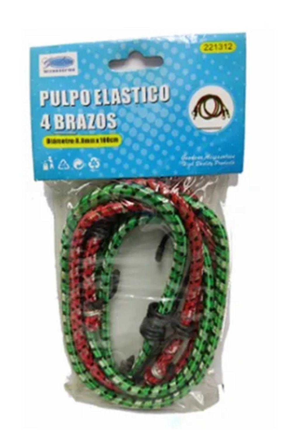 PULPO ELÁSTICO 4 BRAZOS (AMARRAS ELÁSTICAS) 8MM X 100CM-1