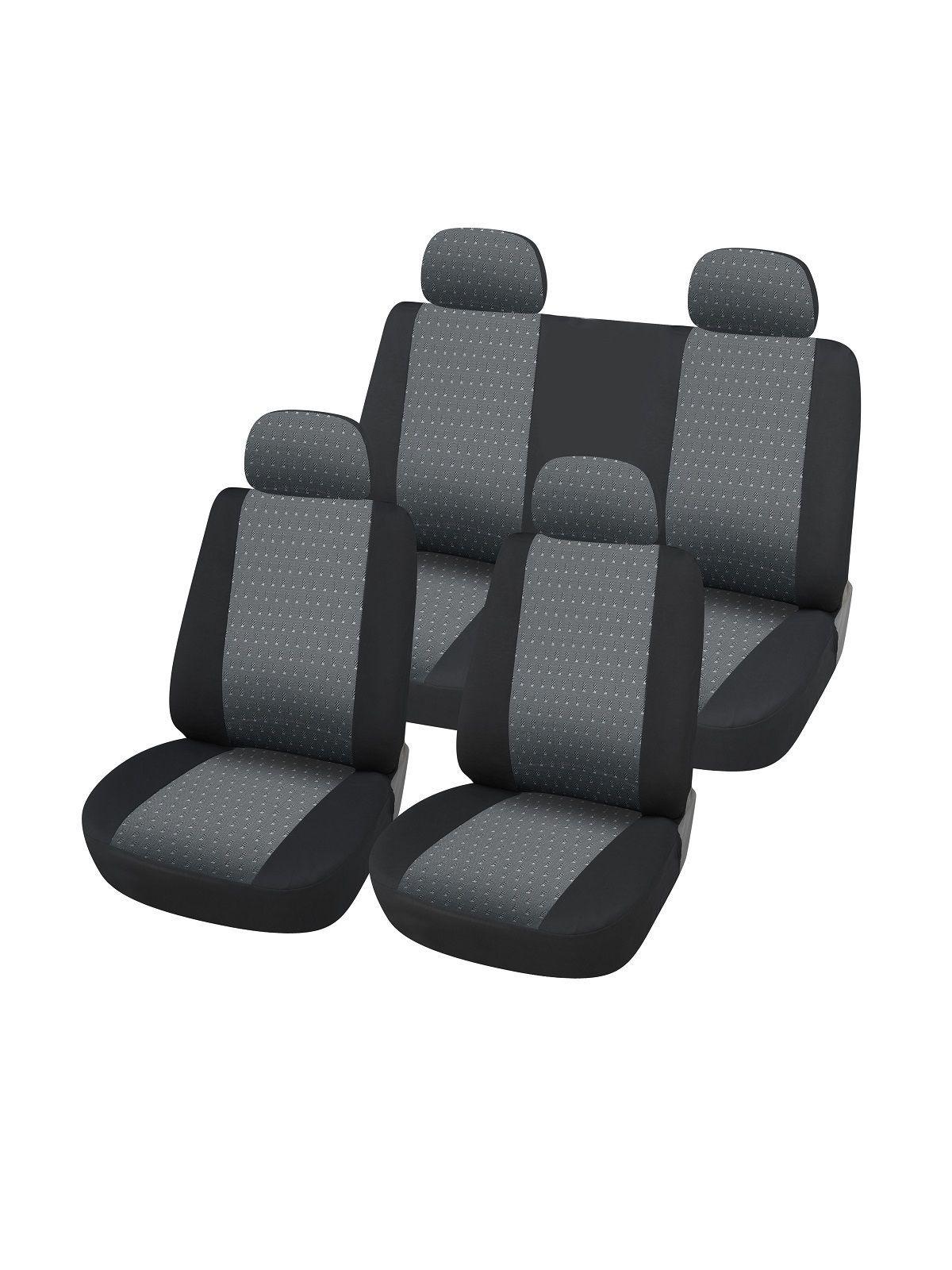 Funda Cubre Auto 8 Pzs Gris/Negro-0