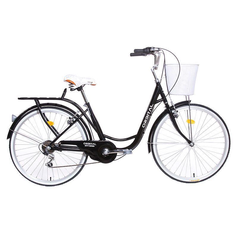 Bicicleta City Rider Orbital Negra-0
