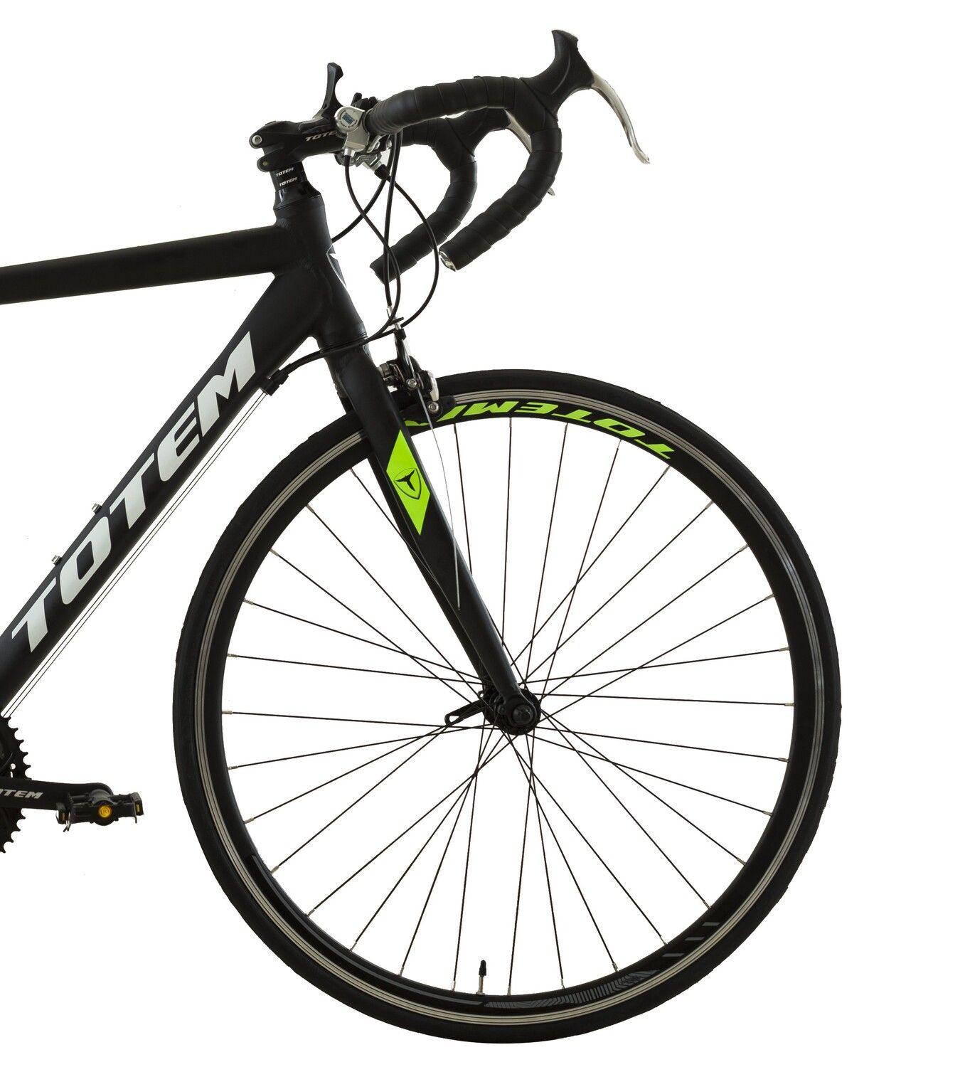 BICICLETA DE RUTA TOTEM 700*52 MNX NEGRO CON VERDE-2