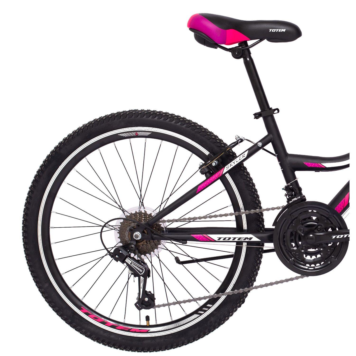 BICICLETA TOTEM MTB ARO 24 MODELO SKYLER NEGRO-1