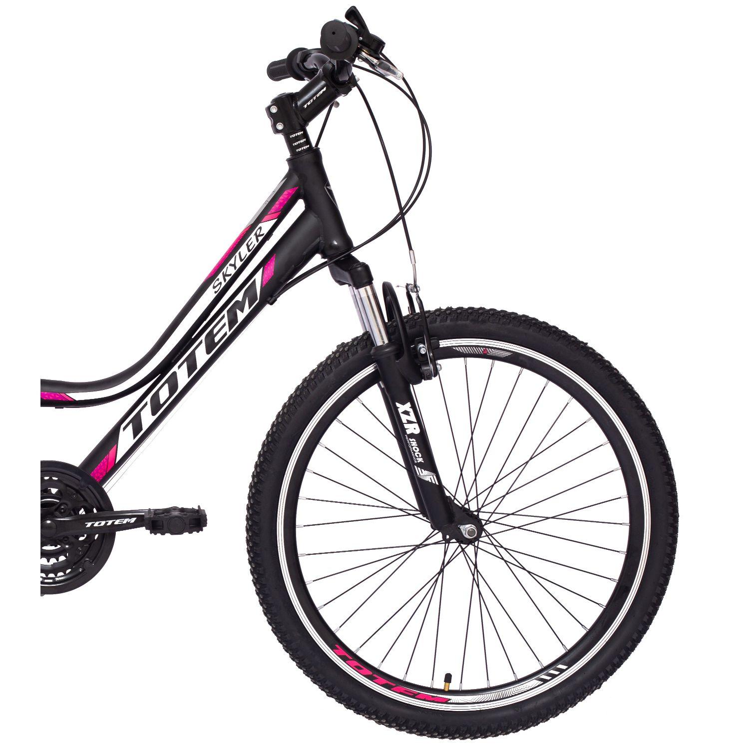 BICICLETA TOTEM MTB ARO 24 MODELO SKYLER NEGRO-2