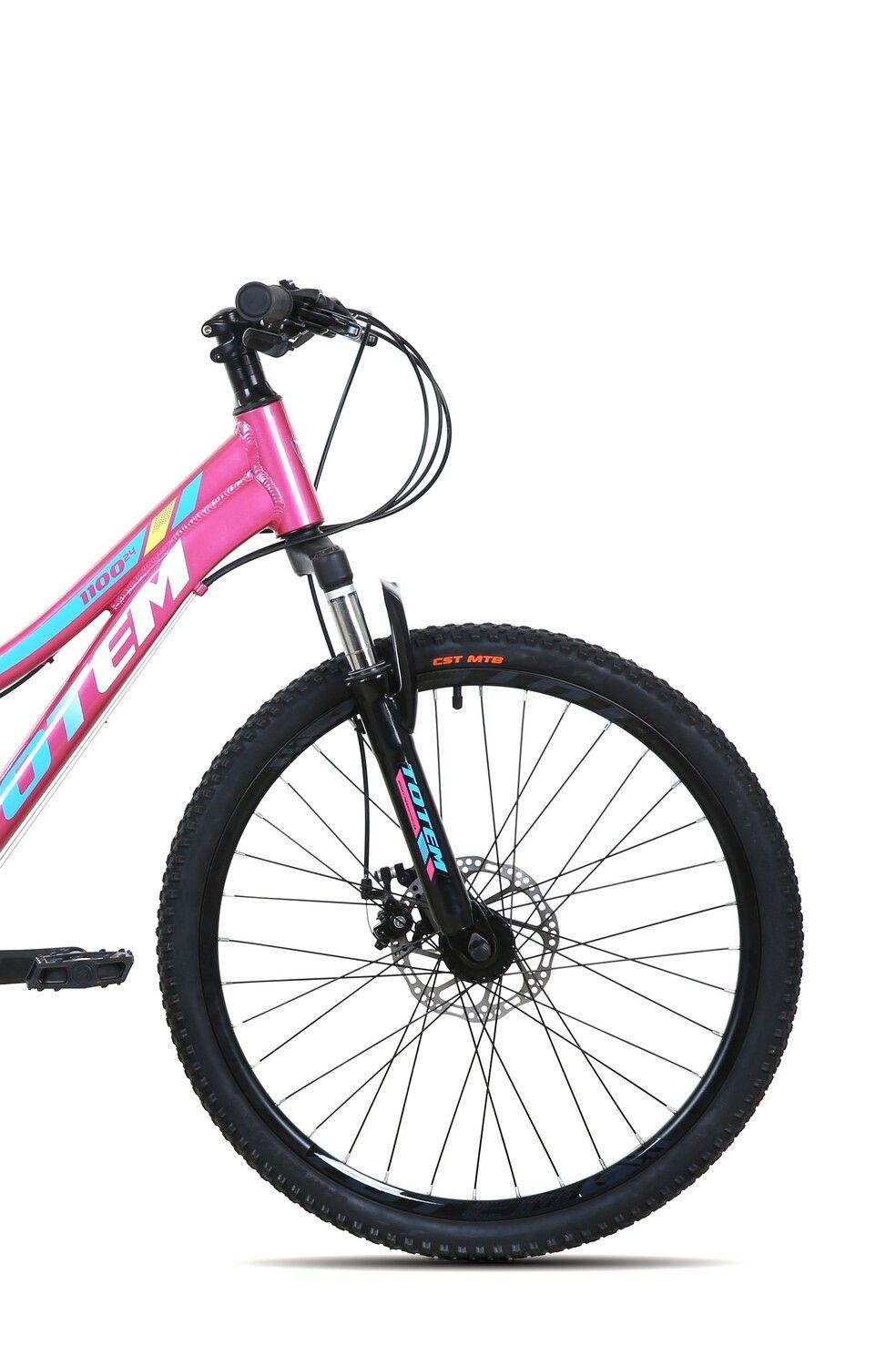 BICICLETA TOTEM MTB ARO 24 MODELO 1100 ROSADO-2