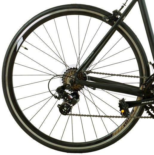 BICICLETA DE RUTA TOTEM SINCLAIR 700*52 NEGRO CAFE-4