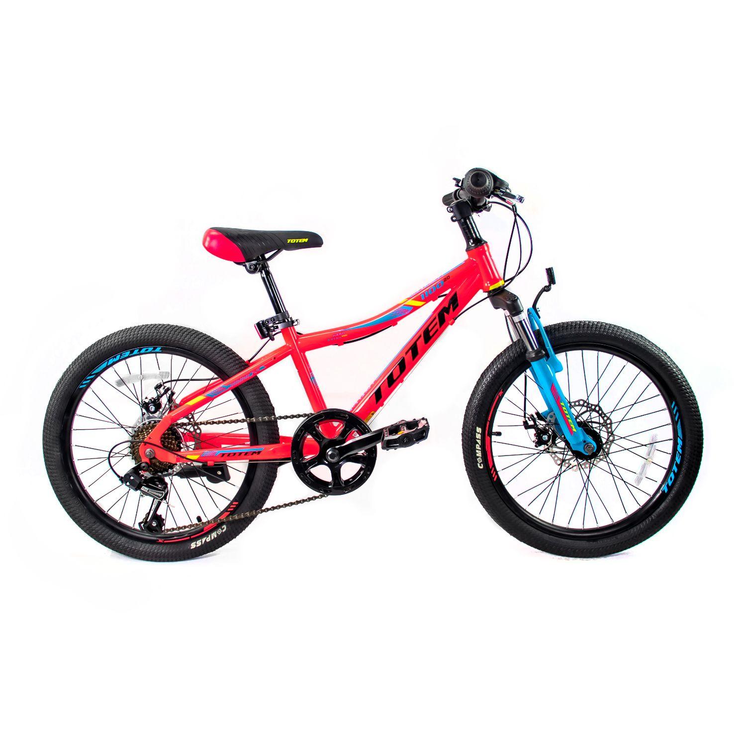 BICICLETA TOTEM MTB ARO 20 MOD 1100 COLOR ROSADO-0