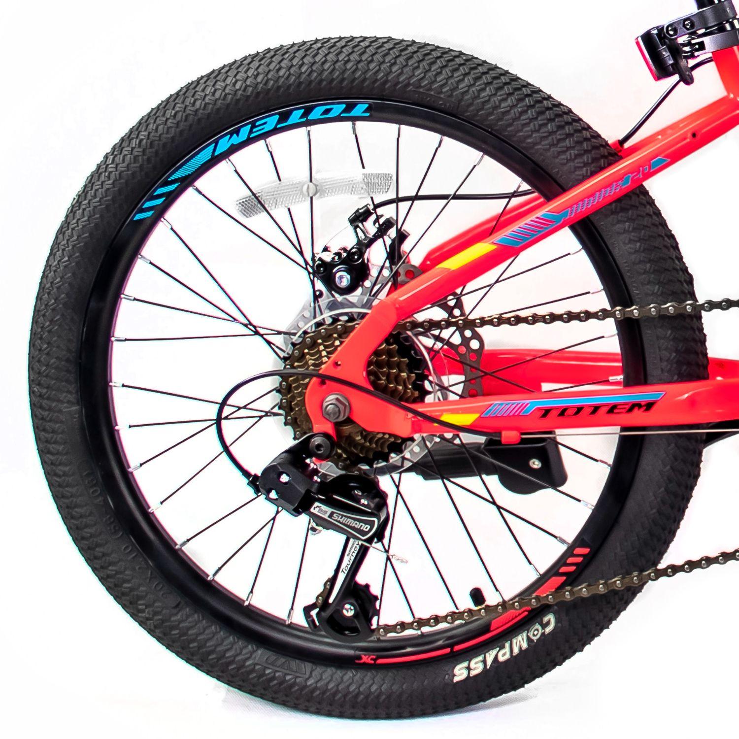 BICICLETA TOTEM MTB ARO 20 MOD 1100 COLOR ROSADO-3